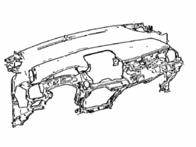 Toyota 55401-F4020-C1 Pad Sub-Assembly, Instrument