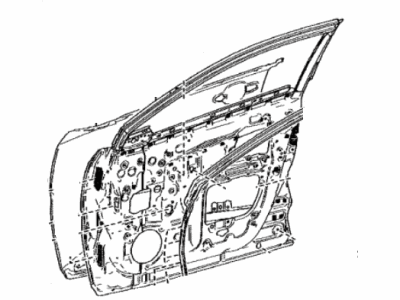 Toyota 67002-F4030 Panel Sub-Assembly, Front D