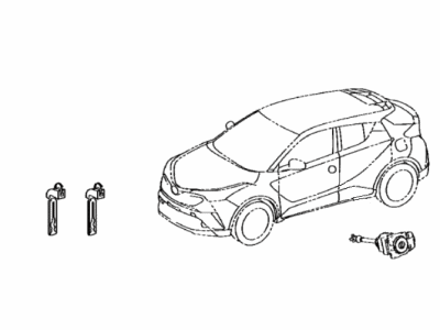 Toyota C-HR Door Lock Cylinder - 89704-F4090