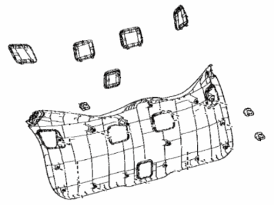 Toyota 64780-F4010-C0 Panel Assembly, Back Doo