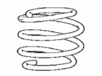 Toyota 48131-F4050 Spring, Coil, Front