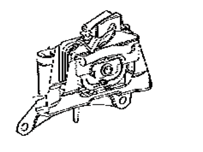 Toyota 12372-37301 INSULATOR, Engine Mounting