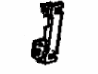 Toyota 69953-20020 Plate, Front Door Glass Holder, Rear RH Toyota 69953-20020 Plate, Front Door Glass Holder, Rear RH