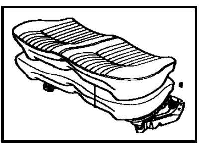 Toyota 71410-20640-03 Cushion Assembly, Front Seat