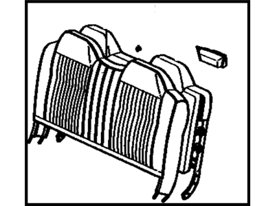 Toyota 71430-20570-01 Back Assembly, Front Seat