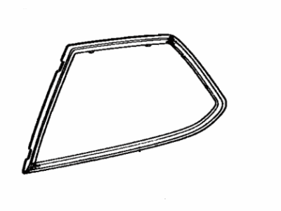 Toyota 62741-20010 Weatherstrip, Quarter Window, RH