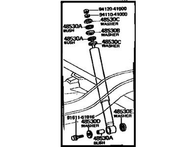 1975 Toyota Corona Shock Absorber - 48531-29305