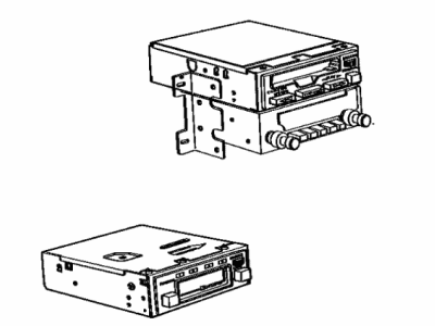 Toyota 86021-29015 Tape Player And Setting Parts Set