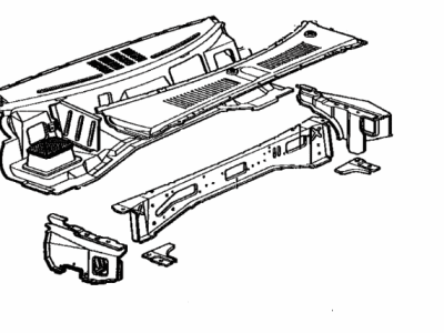 Toyota 55700-20081 Panel Sub-Assembly, COWL