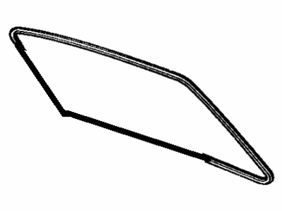 Toyota 68291-21020 Weatherstrip, Back Door Glass