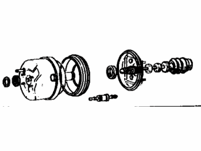 1977 Toyota Corona Brake Booster - 04443-20170