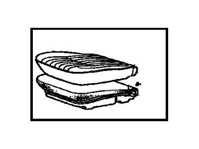 1978 Toyota Corona Seat Cushion - 71410-20370-05