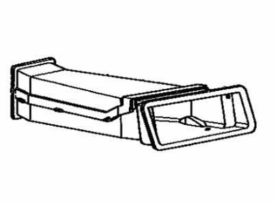 Toyota 55084-20020 Duct Assembly, Side VENTILATOR, RH