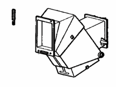 Toyota 55823-20061 Duct Assembly, Side VENTILATOR, LH