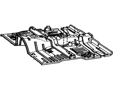 Toyota 58101-20163 Pan Sub-Assembly, Front Floor