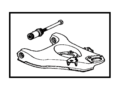 Toyota 48069-20080 Front Suspension Control Arm Sub-Assembly Lower Left