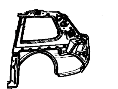 Toyota 61731-20050 Panel Sub-Assembly, Roof Side, Inner RH