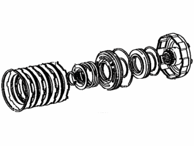 35650-20010 Toyota Clutch Assembly Rear Multiple Disc Illustration 1 of 1