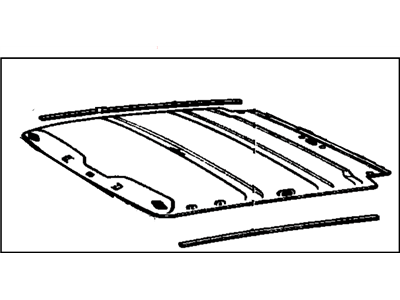 Toyota 63310-95512-05 HEADLINING Assembly, Roof