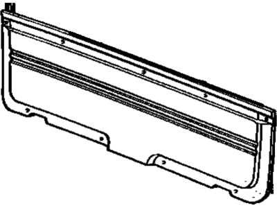 Toyota 67751-21040-01 Board, Back Door Trim