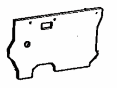 Toyota 67831-20110 Cover Sub-Assembly,Door Hole