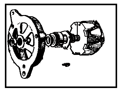 1969 Toyota Land Cruiser Alternator Case Kit - 27310-31011