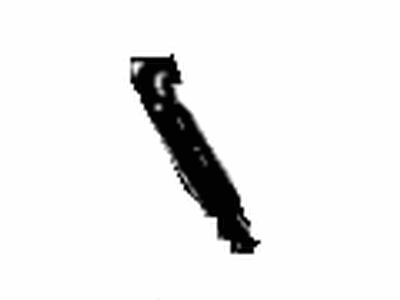 Toyota 62793-21010 Moulding, Quarter Window, Lower RH