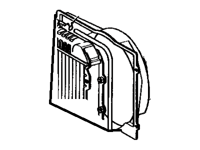 Toyota Corona Fan Shroud - 16711-36020