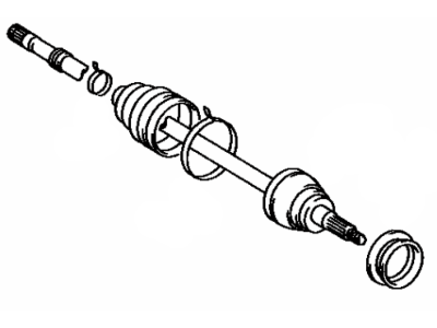 Toyota 42370-19045 Shaft Assembly, Rear Drive Outboard Joint