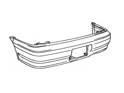 Toyota 52159-16370 Cover, Rear Bumper