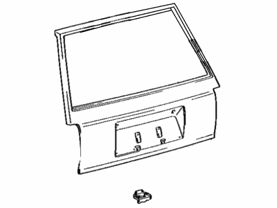 Toyota 67005-23021 Panel Sub-Assembly, Back Door