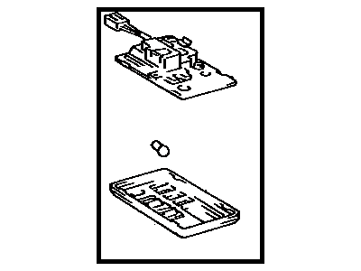 Toyota 81260-22090-03 Lamp Assembly, Map