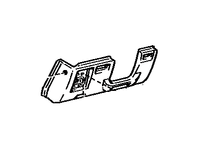 Toyota 55403-22030-13 Panel, Instrument Panel Finish, Lower LH