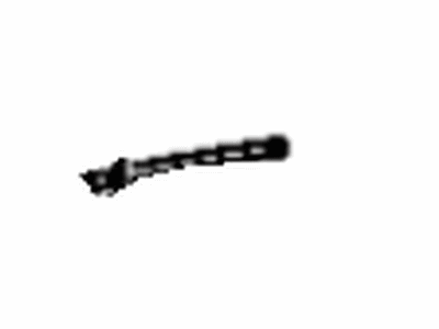 Toyota 75763-22040 Moulding, Rear Door Window Frame, Upper RH