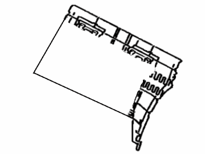 Toyota 71670-23030 Spring Assembly, Rear Seat Back