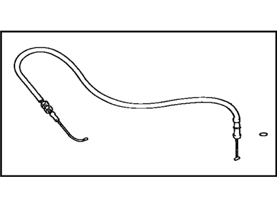 1984 Toyota Celica Throttle Cable - 35520-24020