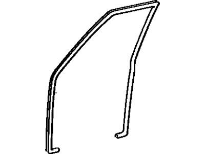 Toyota 62311-22021-03 Weatherstrip, Front Door Opening Trim, RH