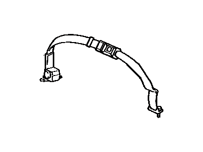 Toyota 73330-23021-02 Belt Assembly, Rear Seat L