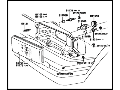 Toyota Cressida Headlight - 81110-80417