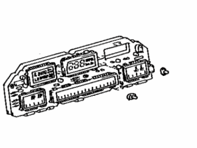 Toyota 83291-22080 Computer, Combination Meter
