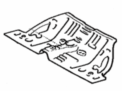 Toyota 58211-23010 Pan, Center Floor