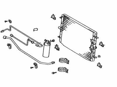 Toyota Cressida A/C Condenser - 88460-22250