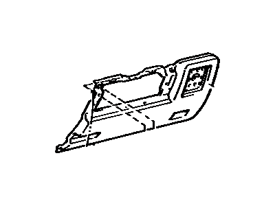 Toyota Cressida Glove Box - 55402-22030-15