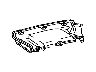 Toyota 55087-22110 Duct, Air, Side LH