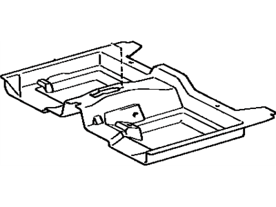 Toyota 58540-22440-07 Carpet Assy, Floor, Rear