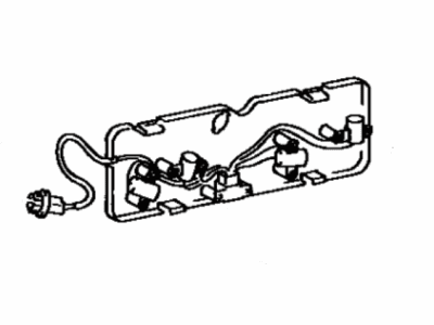 Toyota 81565-22610 Socket & Wire Sub-Assy, Rear Combination Lamp, LH