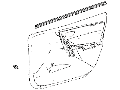 Toyota 67620-02R33-C9 Panel Assembly, Front Door