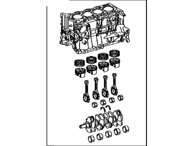 Toyota 11400-0T270 Block Assembly, Short