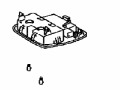 Toyota 81260-68010-B2 Lamp Assembly, Map