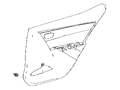 Toyota 67630-02R32-22 Panel Assembly, Rear Door